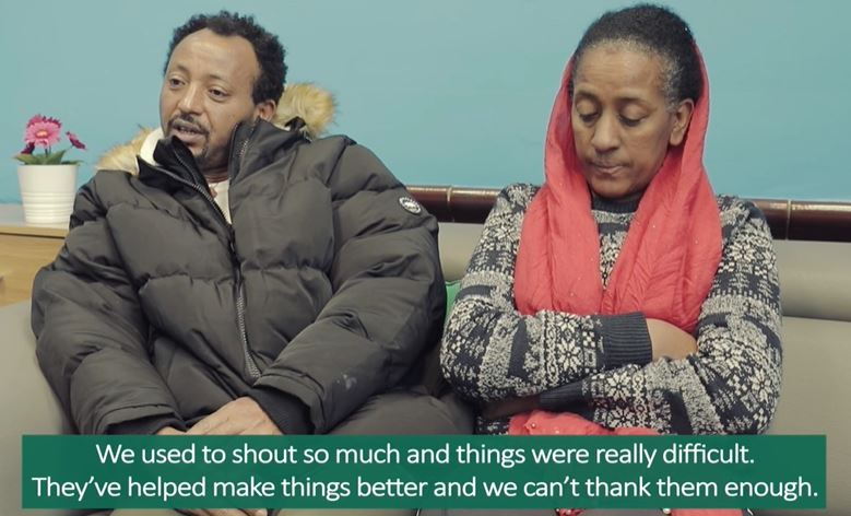 Therapeutic fostering photo with text