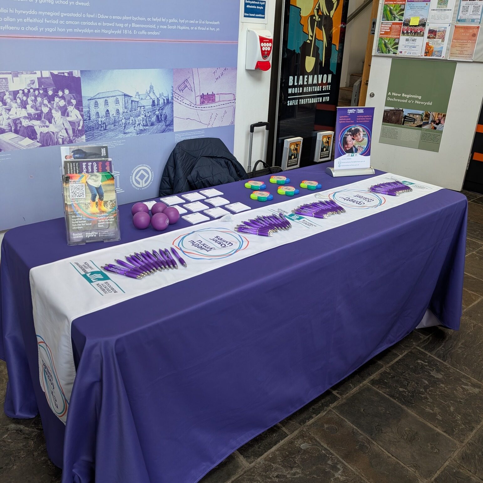 Foster Wales Torfaen event stand